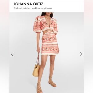Johanna Ortiz Women's US 0 Valle Sagrado Cotton Voile Mini Dress Andean Tropical